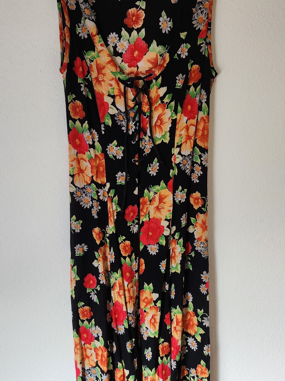 Vintage Floral Shirt Dress From The 70's
